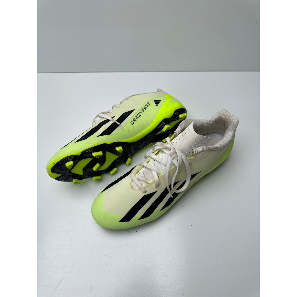 Adidas X Crazyfast.4 FxG Soccer Cleats Mens 11 Lucid Lemon Black HQ4535